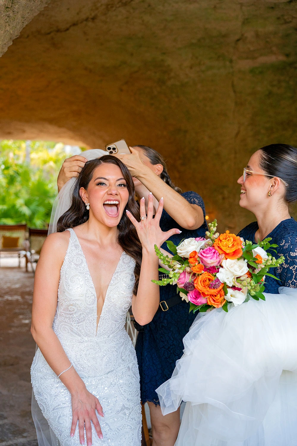 Via Destination Weddings team in Cancún