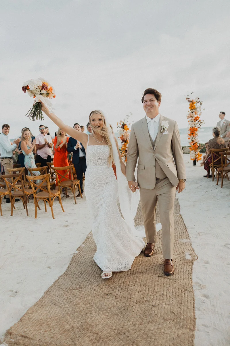 Holbox wedding venue style with barefoot beach dinner and boutique hotel atmosphere