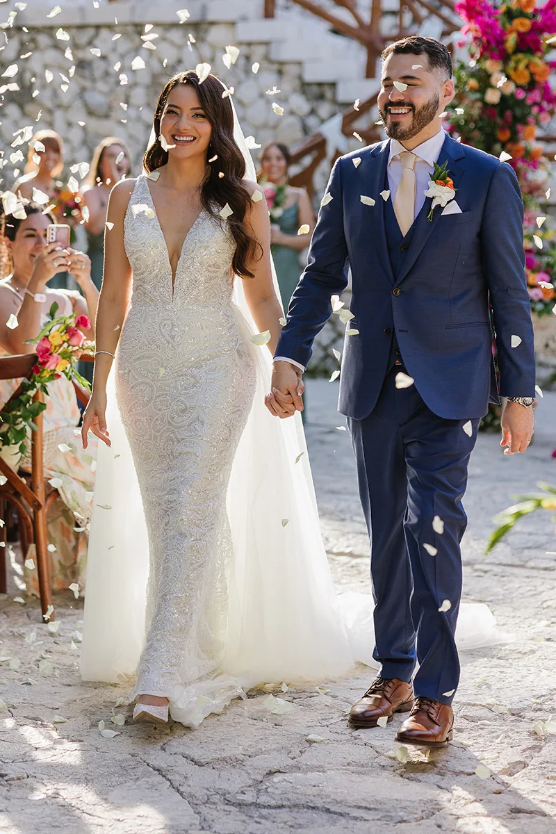 Maya Ka'an eco-luxury wedding venue style with jungle and lagoon inspiration